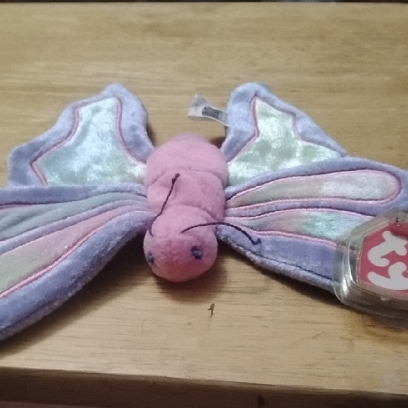 TY Beanie Baby Butterfly Plush